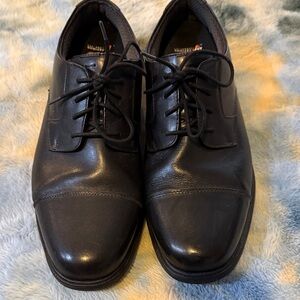 Timberland Black Leather Men's Derbys Slip Resistant